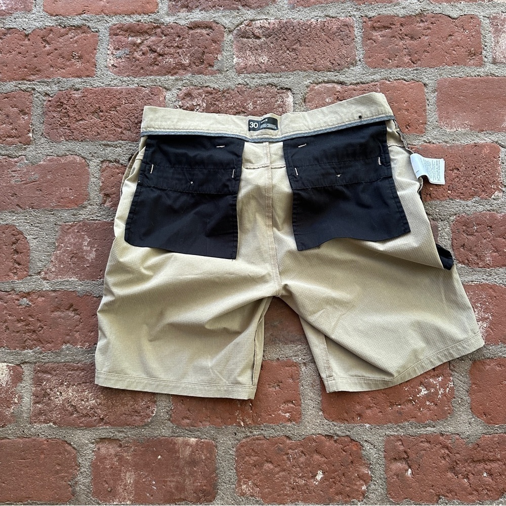Hurley khaki cream men's shorts size 30 lightweight zip fly with pockets - Picture 12 of 16